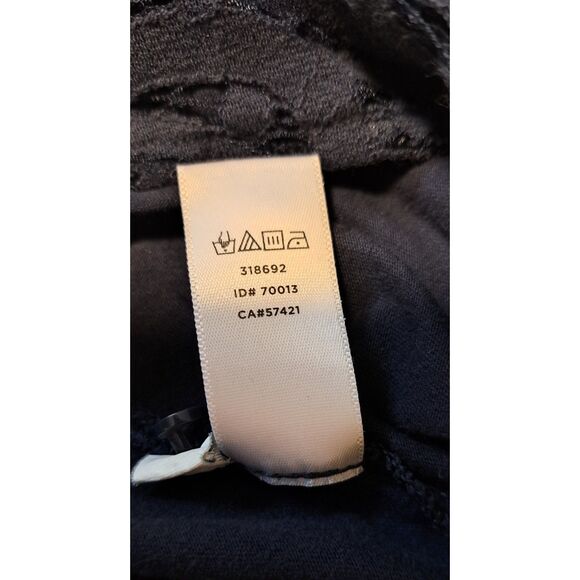 LOFT Lace Overlay Tank -Navy- Medium- boho, chic, feminine, casual, dressy - Picture 6 of 8